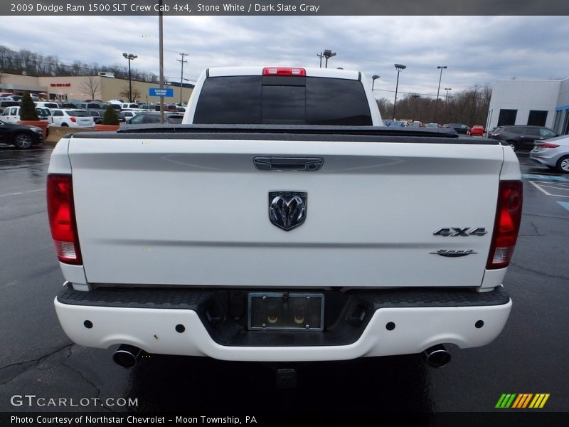 Stone White / Dark Slate Gray 2009 Dodge Ram 1500 SLT Crew Cab 4x4