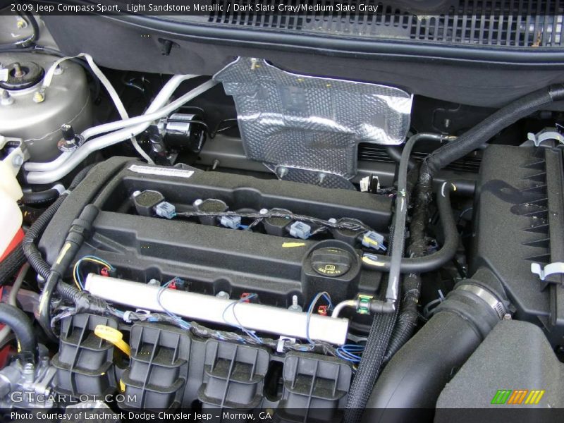 Light Sandstone Metallic / Dark Slate Gray/Medium Slate Gray 2009 Jeep Compass Sport