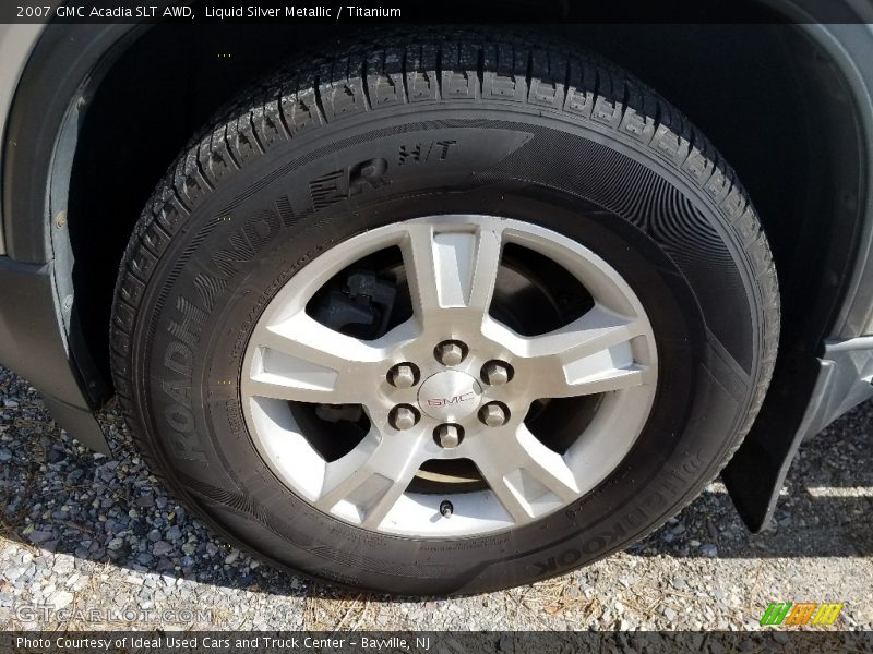 Liquid Silver Metallic / Titanium 2007 GMC Acadia SLT AWD