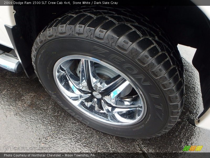 Stone White / Dark Slate Gray 2009 Dodge Ram 1500 SLT Crew Cab 4x4