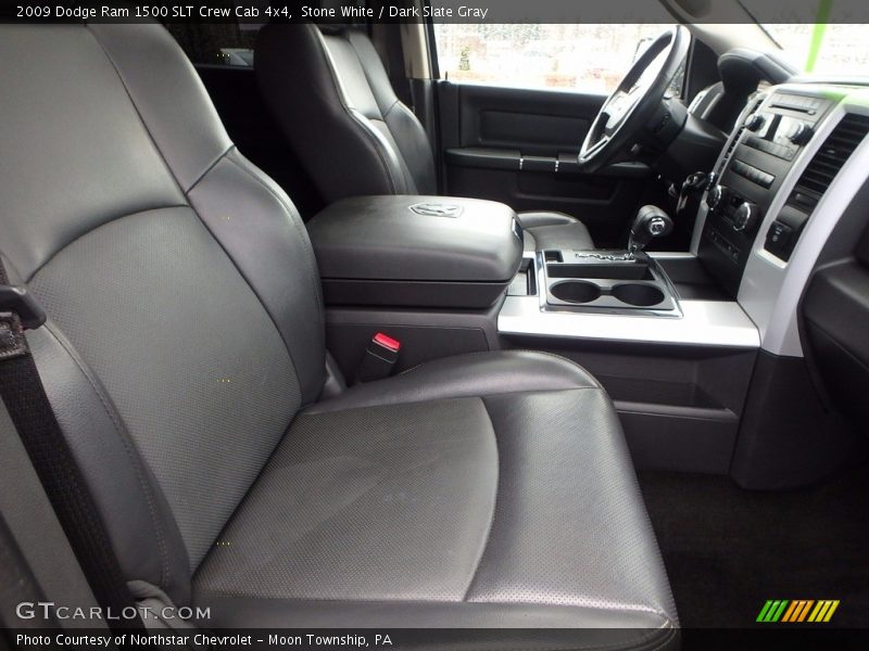 Stone White / Dark Slate Gray 2009 Dodge Ram 1500 SLT Crew Cab 4x4