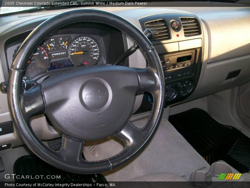 Summit White / Medium Dark Pewter 2005 Chevrolet Colorado Extended Cab