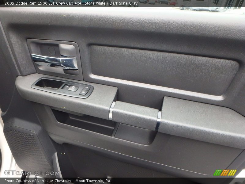Stone White / Dark Slate Gray 2009 Dodge Ram 1500 SLT Crew Cab 4x4