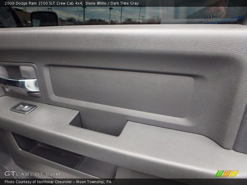 Stone White / Dark Slate Gray 2009 Dodge Ram 1500 SLT Crew Cab 4x4