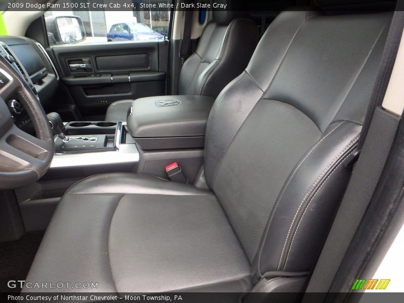 Stone White / Dark Slate Gray 2009 Dodge Ram 1500 SLT Crew Cab 4x4