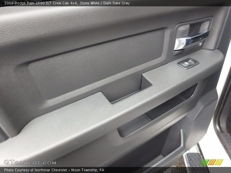 Stone White / Dark Slate Gray 2009 Dodge Ram 1500 SLT Crew Cab 4x4