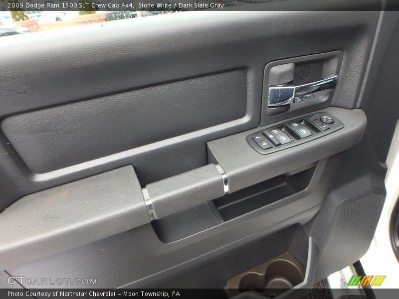 Stone White / Dark Slate Gray 2009 Dodge Ram 1500 SLT Crew Cab 4x4