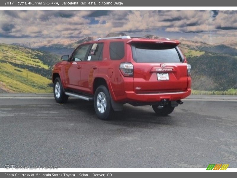 Barcelona Red Metallic / Sand Beige 2017 Toyota 4Runner SR5 4x4