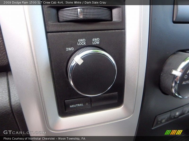 Stone White / Dark Slate Gray 2009 Dodge Ram 1500 SLT Crew Cab 4x4