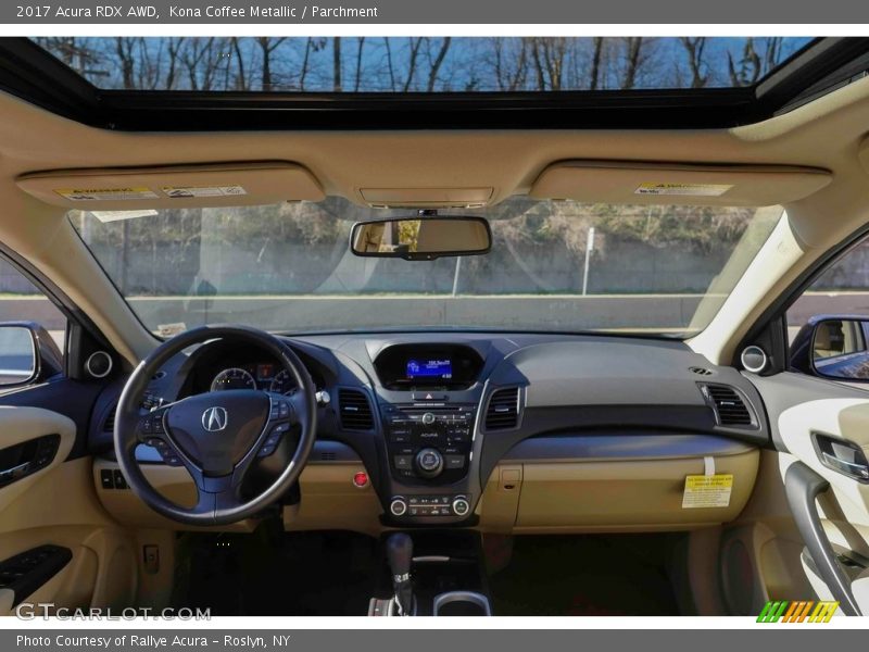 Kona Coffee Metallic / Parchment 2017 Acura RDX AWD