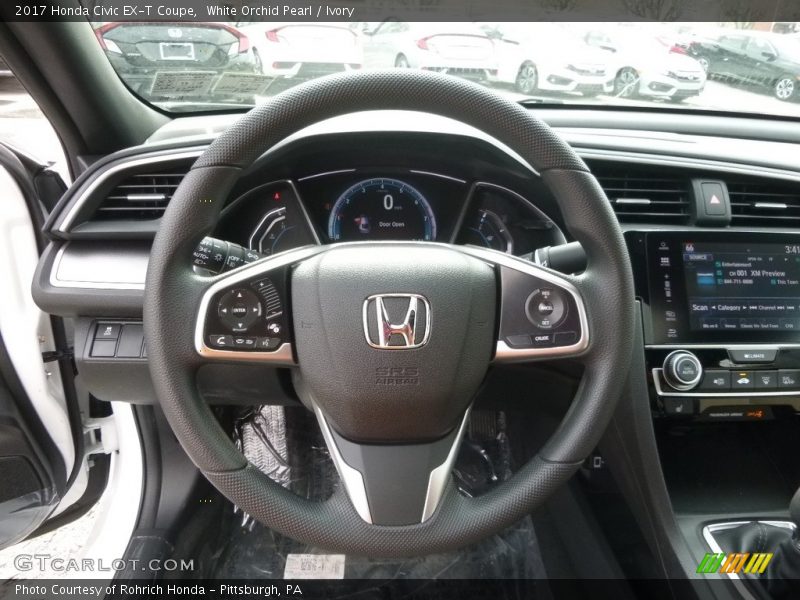 White Orchid Pearl / Ivory 2017 Honda Civic EX-T Coupe