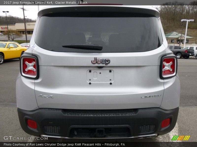 Glacier Metallic / Black 2017 Jeep Renegade Limited 4x4