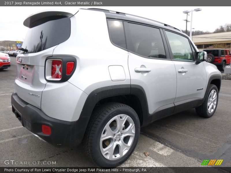 Glacier Metallic / Black 2017 Jeep Renegade Limited 4x4