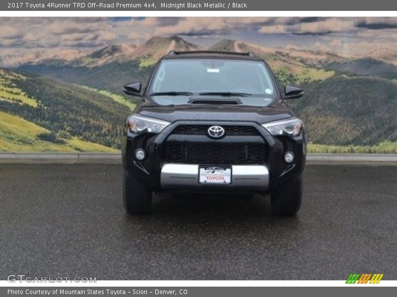 Midnight Black Metallic / Black 2017 Toyota 4Runner TRD Off-Road Premium 4x4