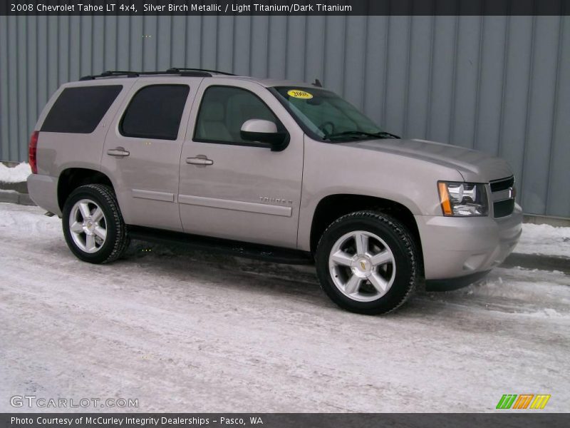 Silver Birch Metallic / Light Titanium/Dark Titanium 2008 Chevrolet Tahoe LT 4x4