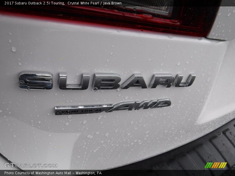 Crystal White Pearl / Java Brown 2017 Subaru Outback 2.5i Touring