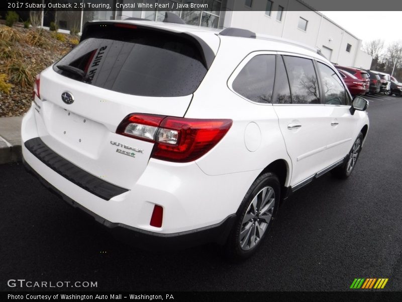 Crystal White Pearl / Java Brown 2017 Subaru Outback 2.5i Touring
