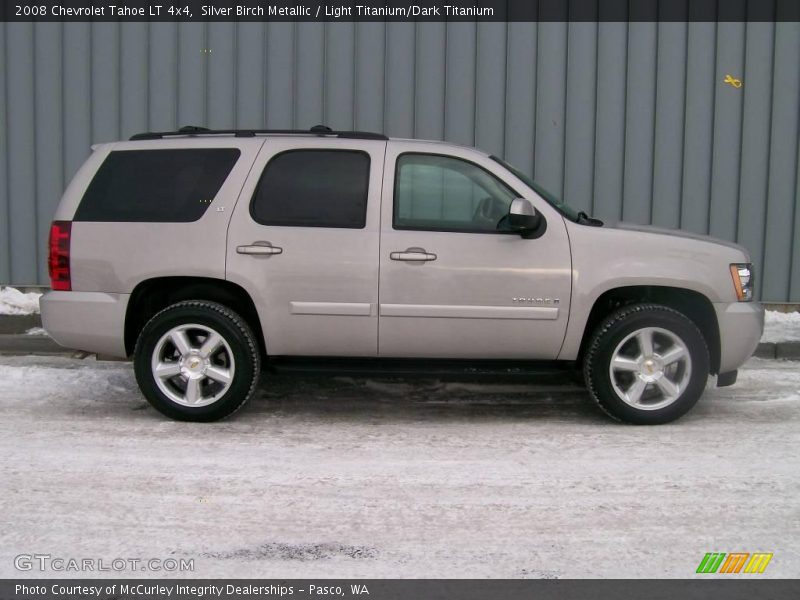 Silver Birch Metallic / Light Titanium/Dark Titanium 2008 Chevrolet Tahoe LT 4x4