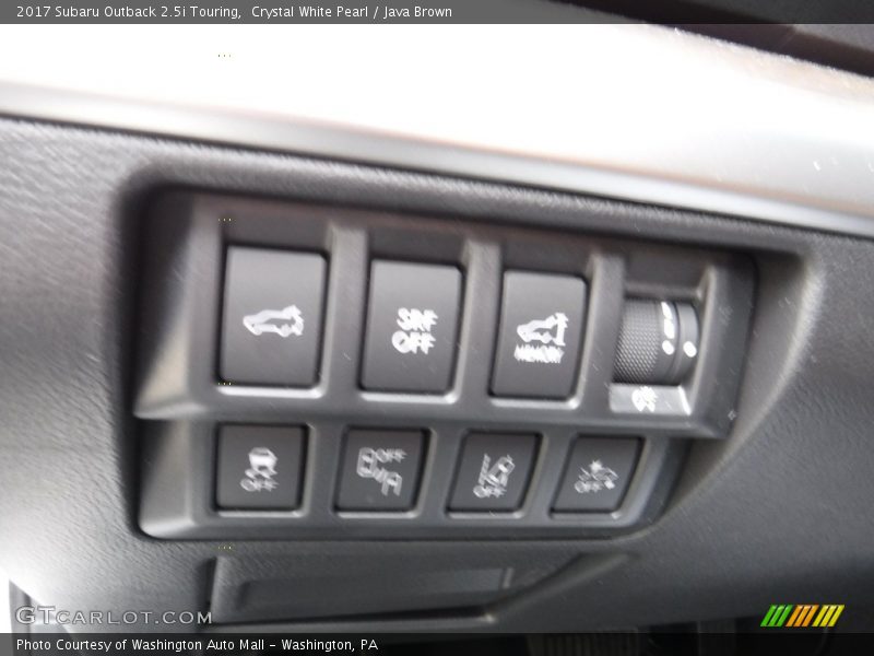 Crystal White Pearl / Java Brown 2017 Subaru Outback 2.5i Touring