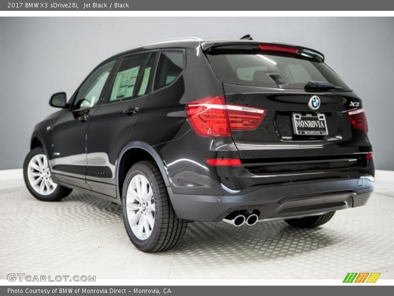 Jet Black / Black 2017 BMW X3 sDrive28i