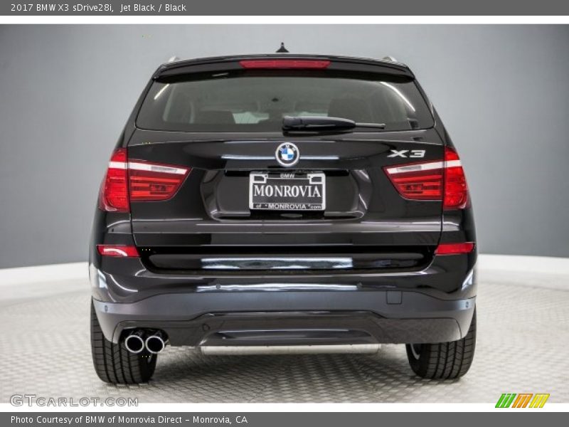 Jet Black / Black 2017 BMW X3 sDrive28i