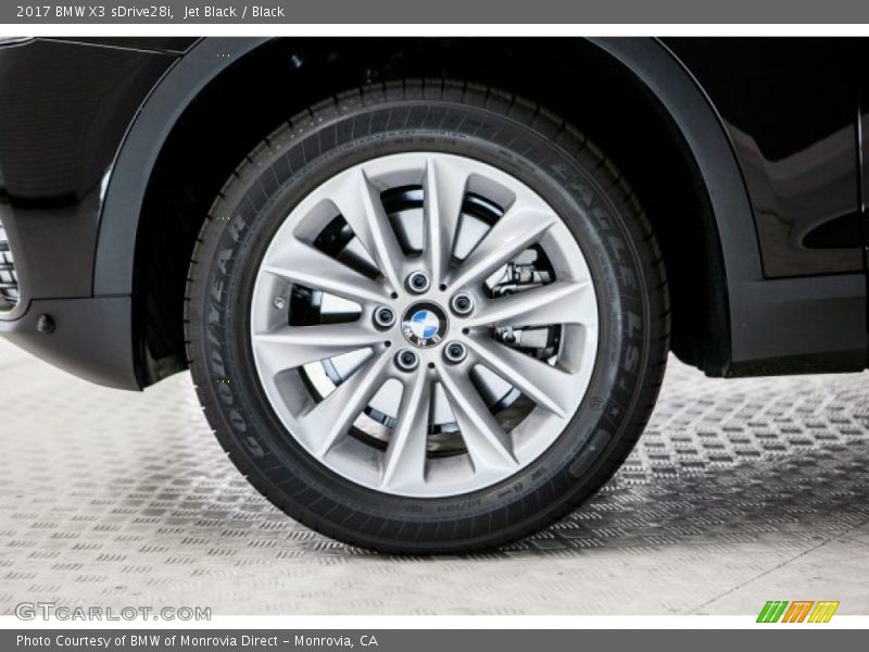 Jet Black / Black 2017 BMW X3 sDrive28i