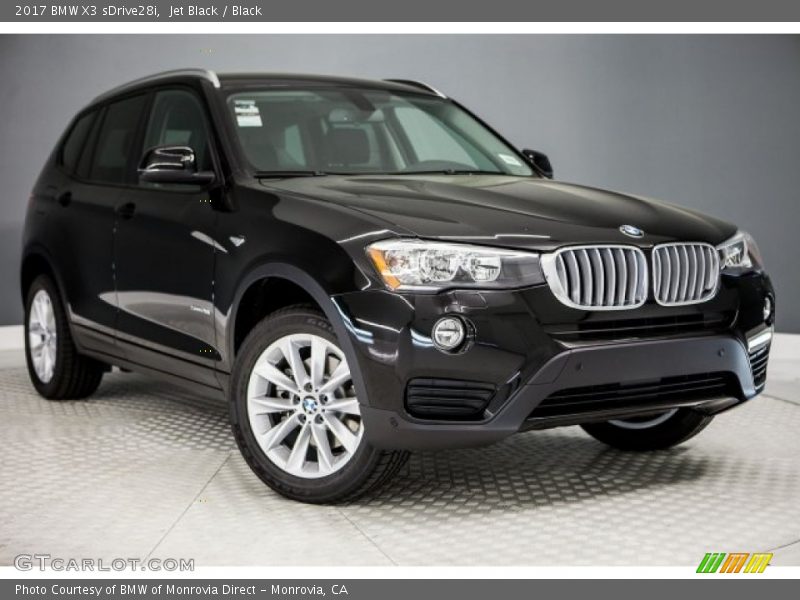 Jet Black / Black 2017 BMW X3 sDrive28i