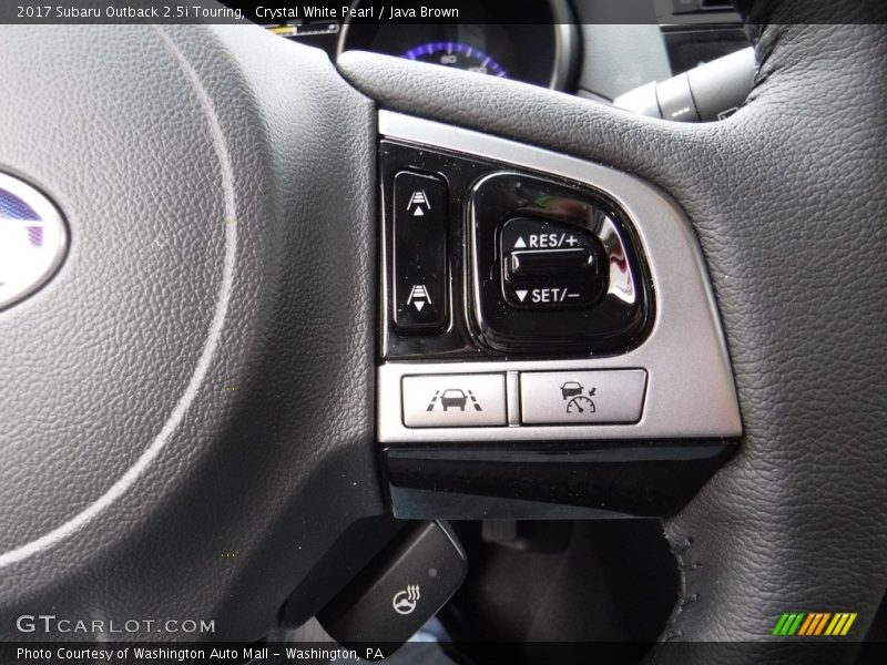 Controls of 2017 Outback 2.5i Touring