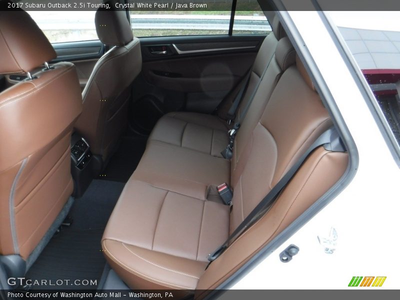 Rear Seat of 2017 Outback 2.5i Touring