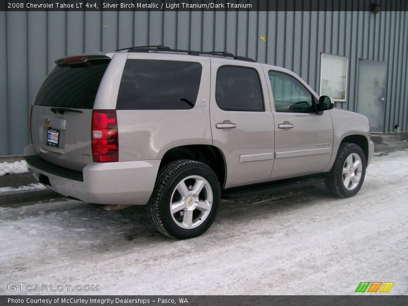 Silver Birch Metallic / Light Titanium/Dark Titanium 2008 Chevrolet Tahoe LT 4x4