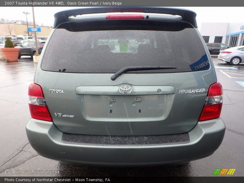 Oasis Green Pearl / Ivory Beige 2007 Toyota Highlander V6 4WD