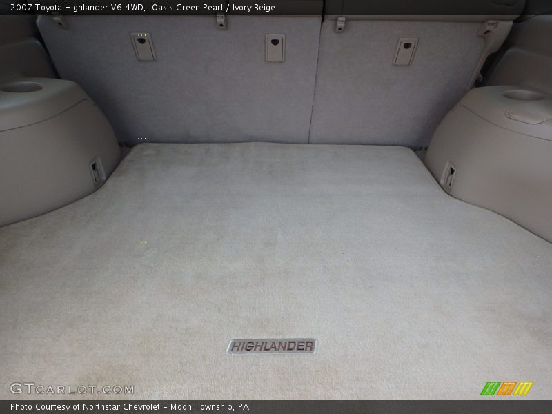 Oasis Green Pearl / Ivory Beige 2007 Toyota Highlander V6 4WD