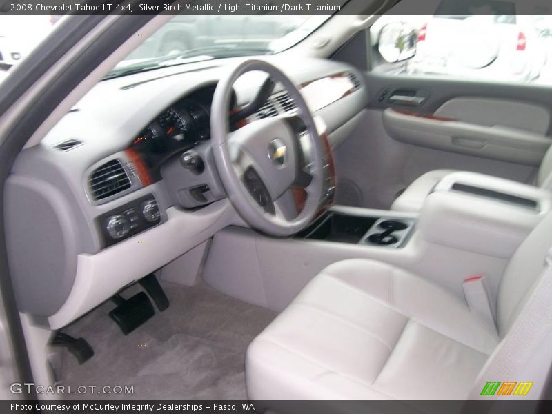 Silver Birch Metallic / Light Titanium/Dark Titanium 2008 Chevrolet Tahoe LT 4x4