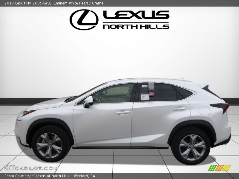 Eminent White Pearl / Creme 2017 Lexus NX 200t AWD