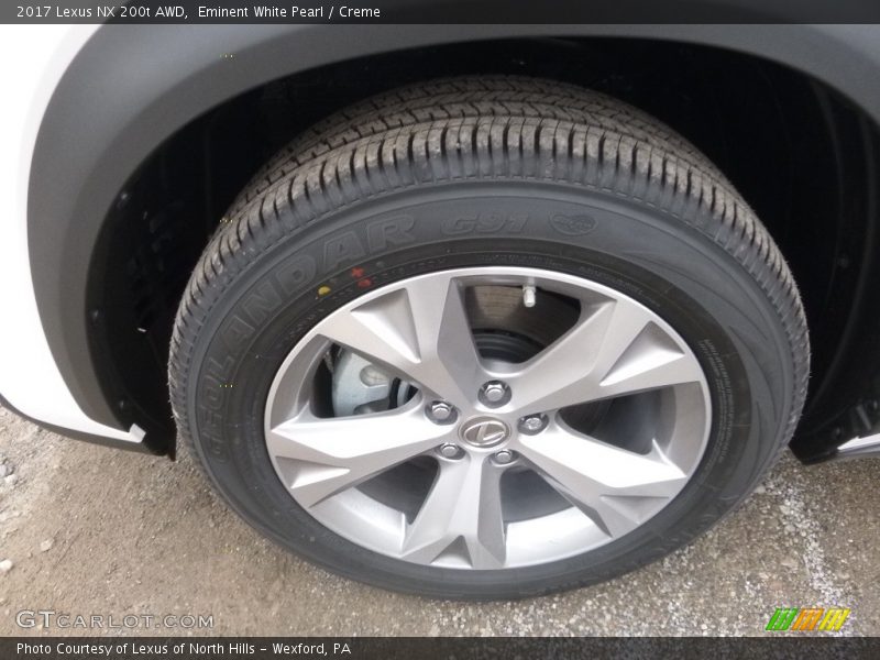 Eminent White Pearl / Creme 2017 Lexus NX 200t AWD