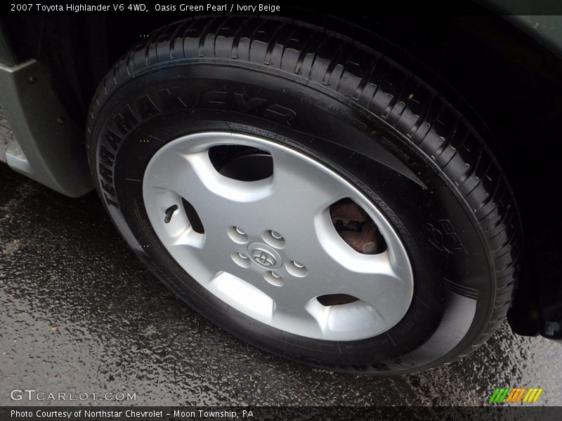 Oasis Green Pearl / Ivory Beige 2007 Toyota Highlander V6 4WD