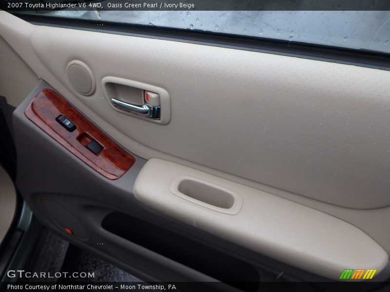 Oasis Green Pearl / Ivory Beige 2007 Toyota Highlander V6 4WD