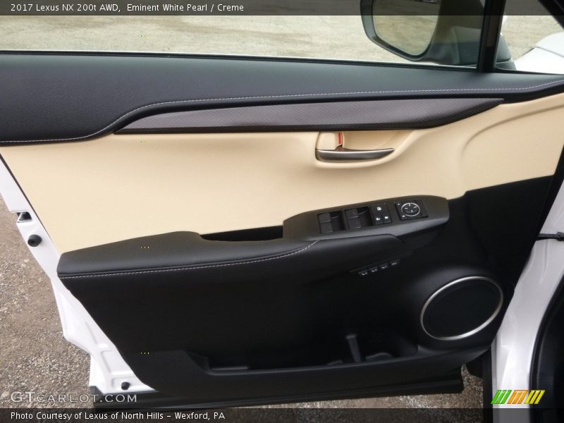 Eminent White Pearl / Creme 2017 Lexus NX 200t AWD