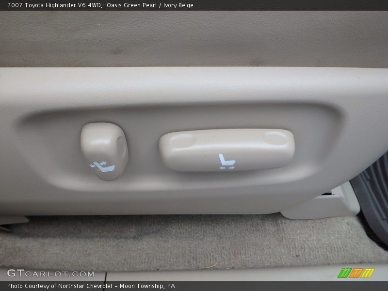 Oasis Green Pearl / Ivory Beige 2007 Toyota Highlander V6 4WD