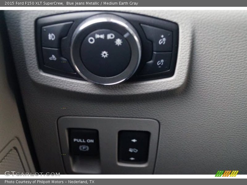 Blue Jeans Metallic / Medium Earth Gray 2015 Ford F150 XLT SuperCrew