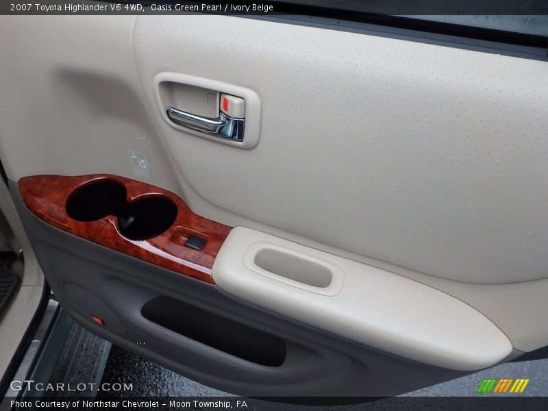 Oasis Green Pearl / Ivory Beige 2007 Toyota Highlander V6 4WD