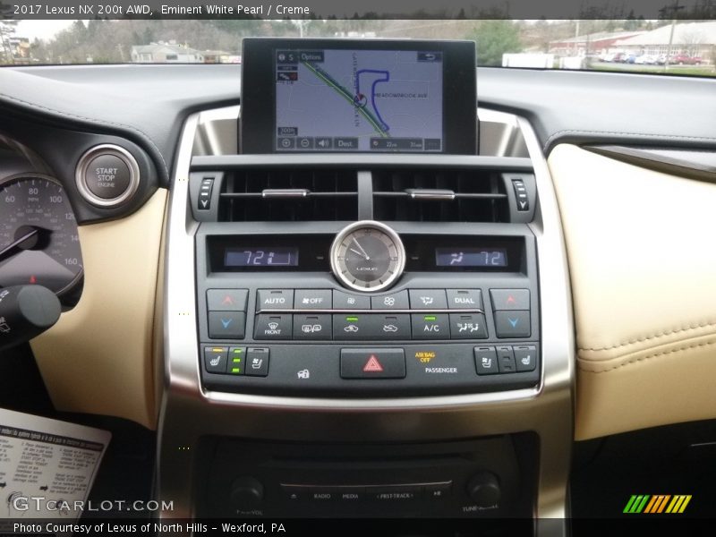 Eminent White Pearl / Creme 2017 Lexus NX 200t AWD