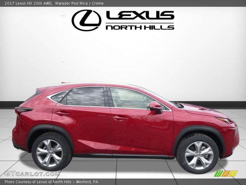 Matador Red Mica / Creme 2017 Lexus NX 200t AWD