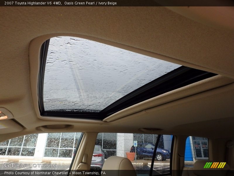 Oasis Green Pearl / Ivory Beige 2007 Toyota Highlander V6 4WD