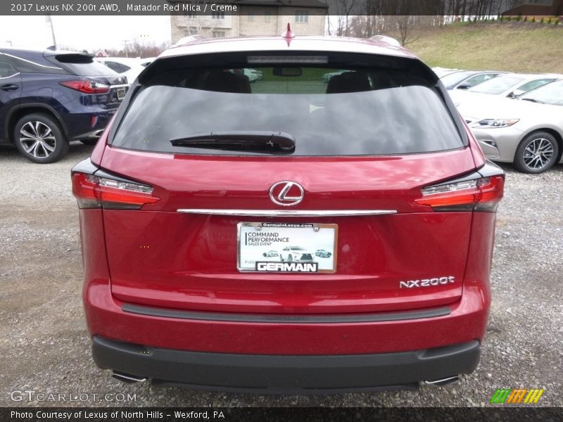 Matador Red Mica / Creme 2017 Lexus NX 200t AWD