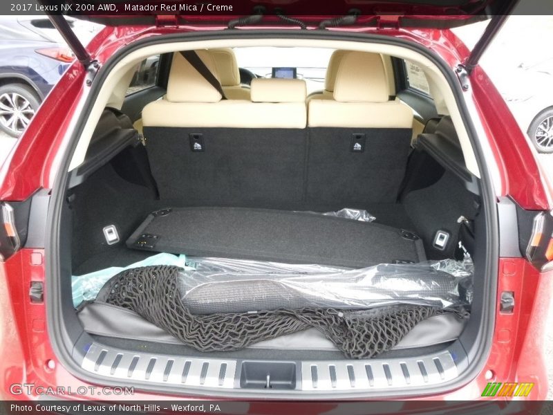  2017 NX 200t AWD Trunk
