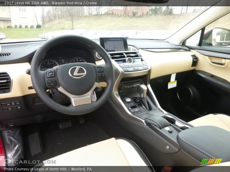  2017 NX 200t AWD Creme Interior