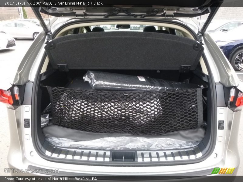 Silver Lining Metallic / Black 2017 Lexus NX 200t AWD