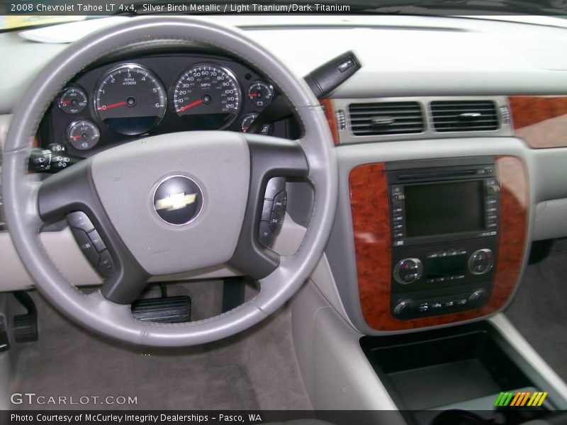 Silver Birch Metallic / Light Titanium/Dark Titanium 2008 Chevrolet Tahoe LT 4x4