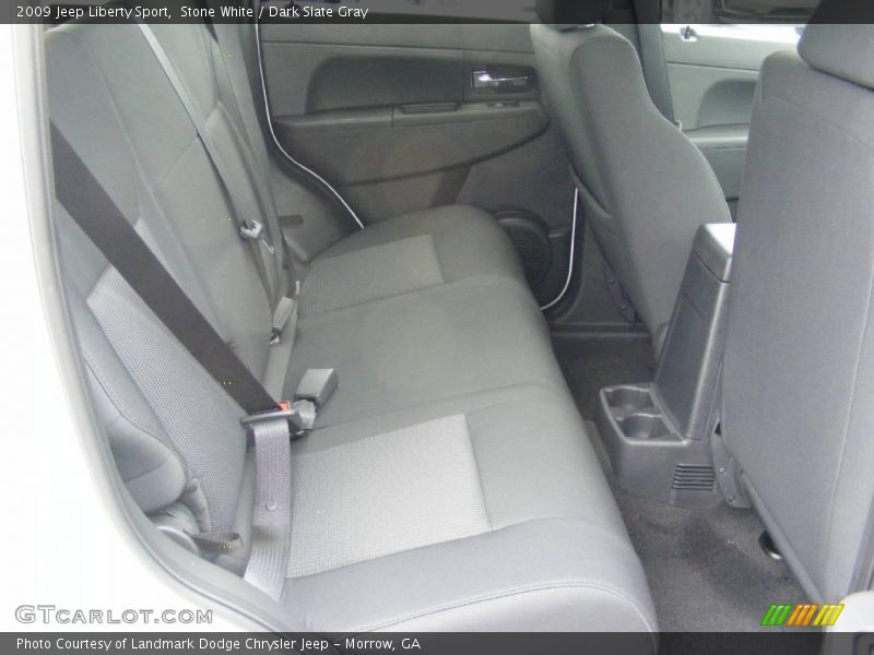 Stone White / Dark Slate Gray 2009 Jeep Liberty Sport
